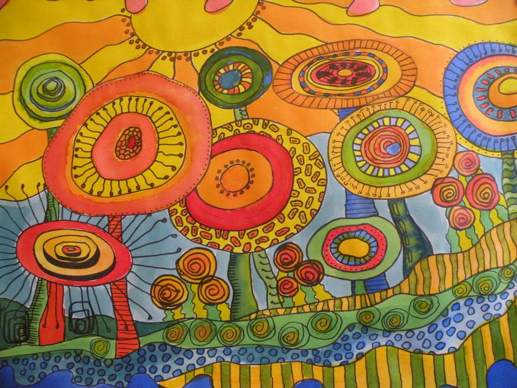 Workshop Lollybomen ala Hundertwasser